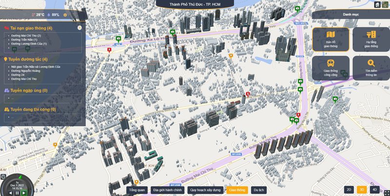 VTCC_Hình ảnh mô phỏng tình hình giao thông trên các tuyến đường trong thành phố Thủ Đức.JPG